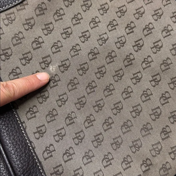 Vintage Dooney & Bourke brown Backpack with leather trim - Picture 7 of 12